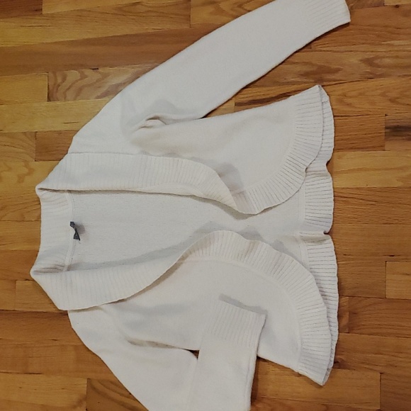 ANN TAYLOR Vintage Merino Wool Open Front Cardigan - Picture 5 of 6